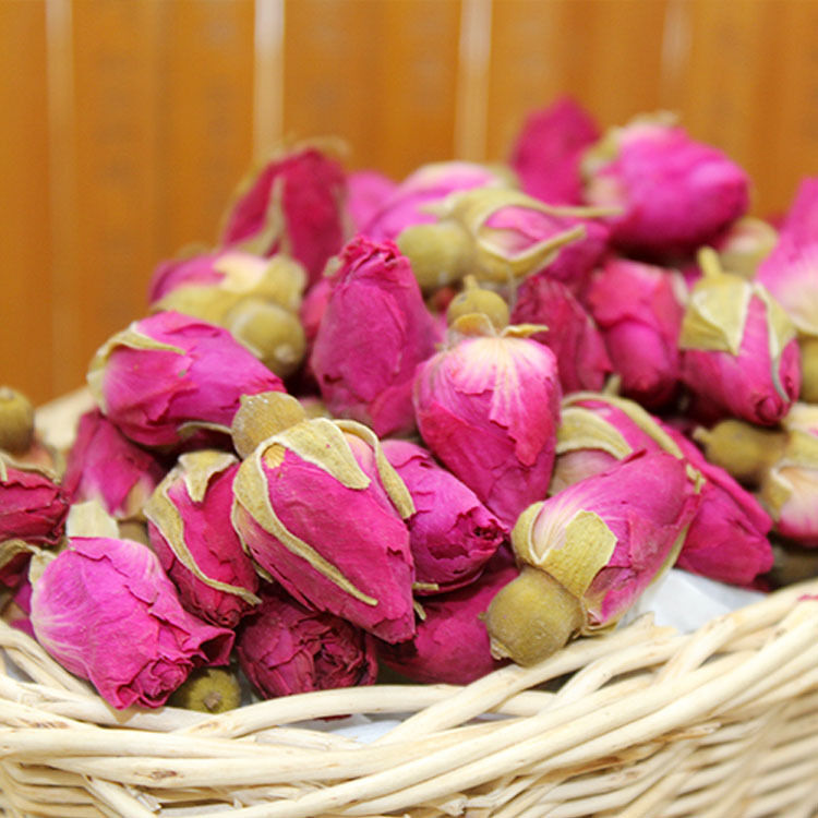 HelloYoung Red Rosebud Rose Buds Flower Floral Premium Organic Chinese Loose Herbal Tea