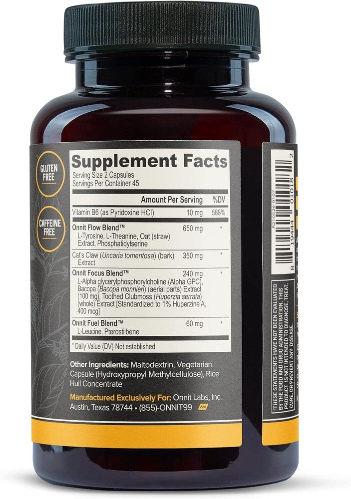 Onnit Alpha Brain Memory & Focus 60Capsules Exp 2026
