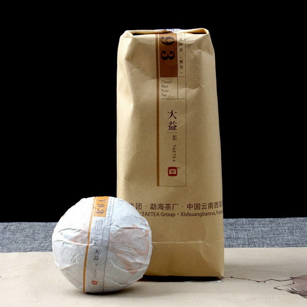 V93 Yunnan Menghai TAETEA Dayi Pu-erh Chinese Puer Tea Tuo Cha Ripe Main image