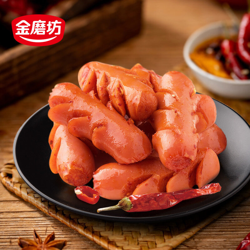 10/20 Packs Snacks Sausage Stick Asian Instant Food Spicy Snack Box 麻辣开花香肠 Secondary image