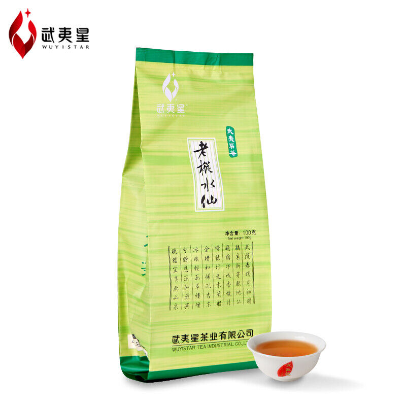 HelloYoung Wuyi Star Lao Cong Shui Xian Oolong Tea China Fujian Rock Tea Yan Cha 100g Main image
