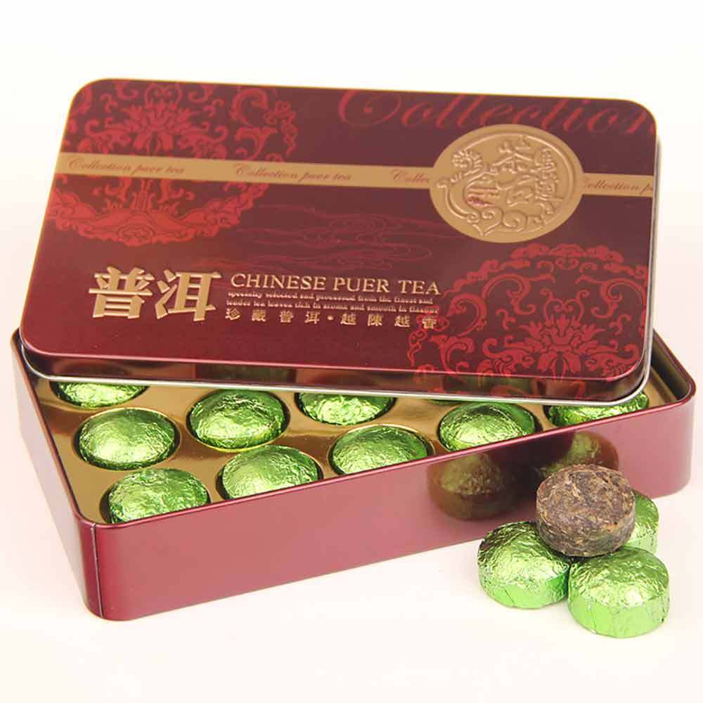 HelloYoung Glutinous Rice Raw Pu'er Mini Tuocha Pu erh Tea Shen Puer Gift Pack 90g Main image