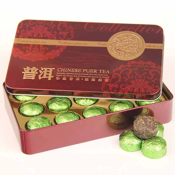 HelloYoung Glutinous Rice Raw Pu'er Mini Tuocha Pu erh Tea Shen Puer Gift Pack 90g