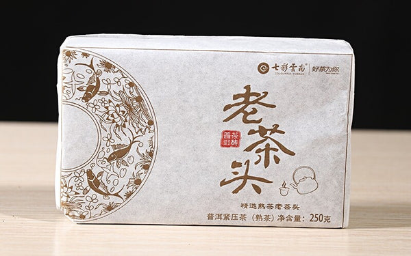 TemuTea 250g Pu'er Tea Brick,  Yunnan Menghai  Puer Tea