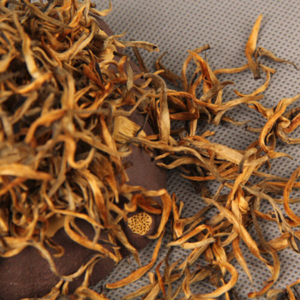 500g Yunnan Top Gold Wire Dian Hong Tea Red Single Bud Organic Black Tea