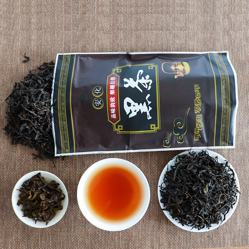 HelloYoung TIAN JIAN * Old Tea Yiyang Anhua Dark Tea Loose Leaf Chinese Tea HEI CHA 250g Main image