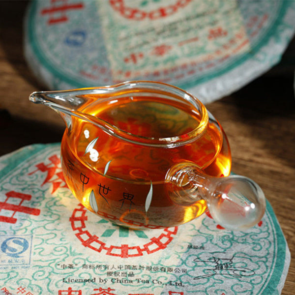 2007 Zhong Cha Cnnp Sheng Puerh Tea 357g Old Tree Raw Pu'er Tea Puer Tea Cake