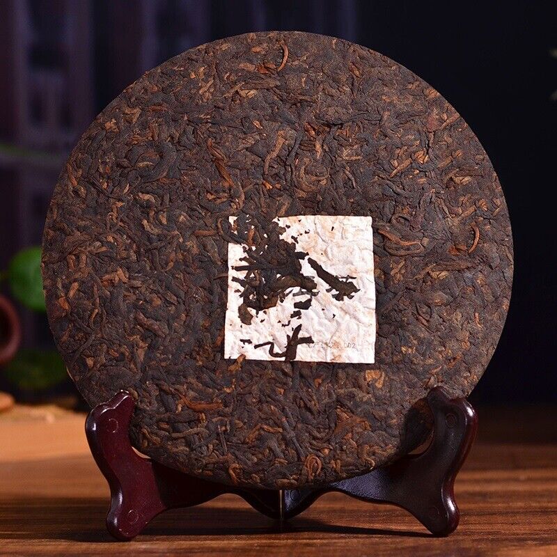 357g Yunnan Ripe Puerh Tea Cake Mantangxiang Pu-erh Cooked Tea Chinese Pu'er Tea Secondary image