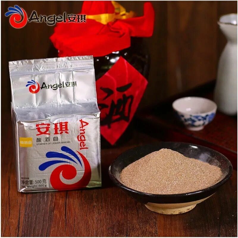 HelloYoung Active Dry Yeast for Alcohol Fermentation White Wine Brewing 500g 安琪酒曲 Main image