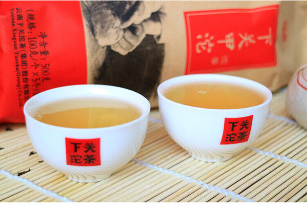 HelloYoung Jia Ji Tuo Cha * Yunnan Xiaguan Raw Pu'er Tea Jiaji Tuocha Puer Tea 500g