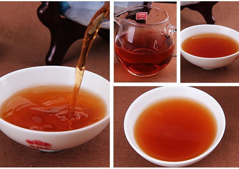 HelloYoung Summer Rain * 2016 Haiwan Old Comrade Xia Yu Mengsong Ancient Puer Ripe Tea 400g