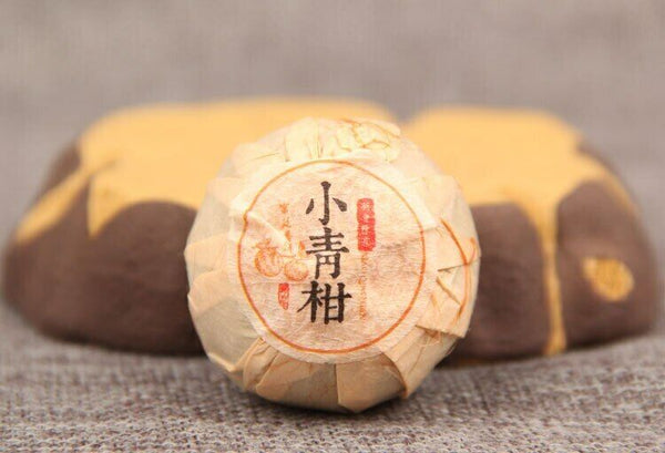 HelloYoung Chinese XinHui "Chen Pi" Tangerine Peel Ripe Puer Tea "Gong Ting 100g/box