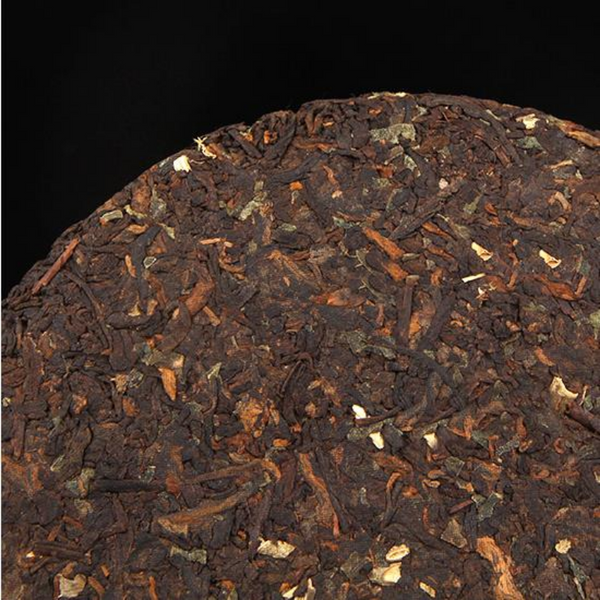 710g Yunnan Cooked Puerh Tea Glutinous Rice Fragrance Pu-erh Ripe Tea Cake Pu'er