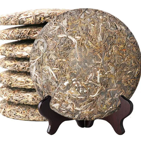 357g Yunnan Raw Puerh Tea Iceland Pu-erh Raw Tea Cake Big Leaves Pu'er Green Tea