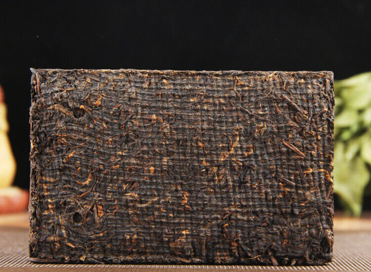 HelloYoung Golden Sail Old Ripe Pu Er Tea Jinfan Brick Tea 2852 Shu Puer Brick 250g