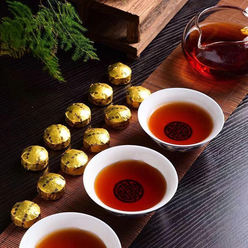 Ripe Pu-erh Black Tea Cooked Tea Glutinous Rice Fragrant Tuocha Yunnan Puerh Tea Secondary image