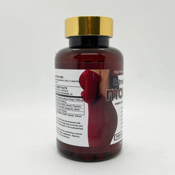 Natural Supplement  Maca Buttock Pills - Enhance Curves & Shape | 1 Bottle