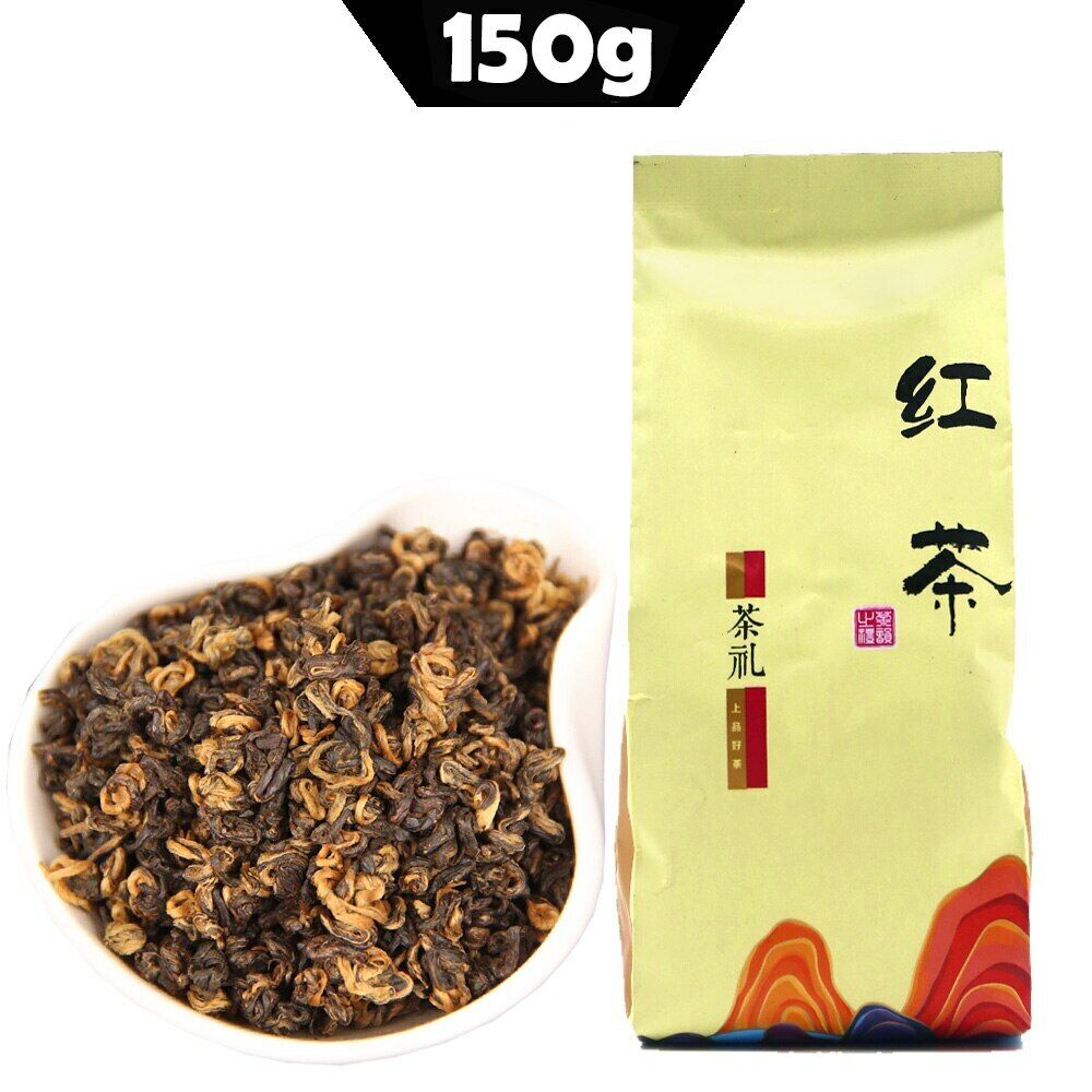 HelloYoung TeaYunnan One Bud One Leaf Dianhong Red Spiral Black Tea Red Tea 150g/5.29oz Main image