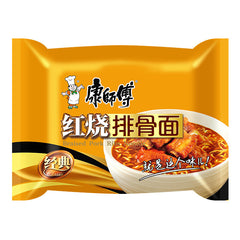 5 bags Kangshifu braised pork ribs Instant Noodles 康师傅红烧排骨面5连包