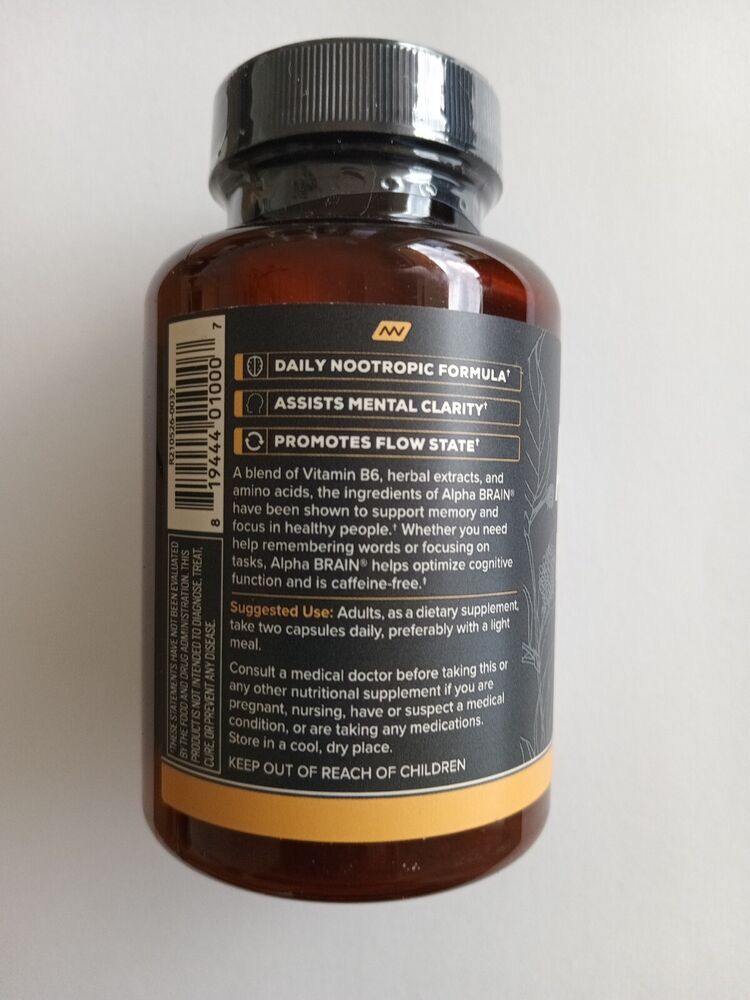 Onnit Alpha Brain Memory & Focus 60 Capsules