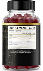 60 Gummies Pure Shilajit 1000mg Asphaltum Naturally Occurring Fulvic Acid NonGMO