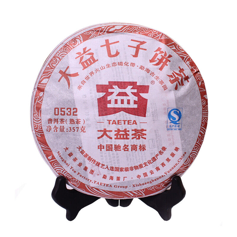 0532 * 2012 Year Menghai Dayi Tea Beeng Pu-erh Puer Tea 357g Ripe 201 Main image