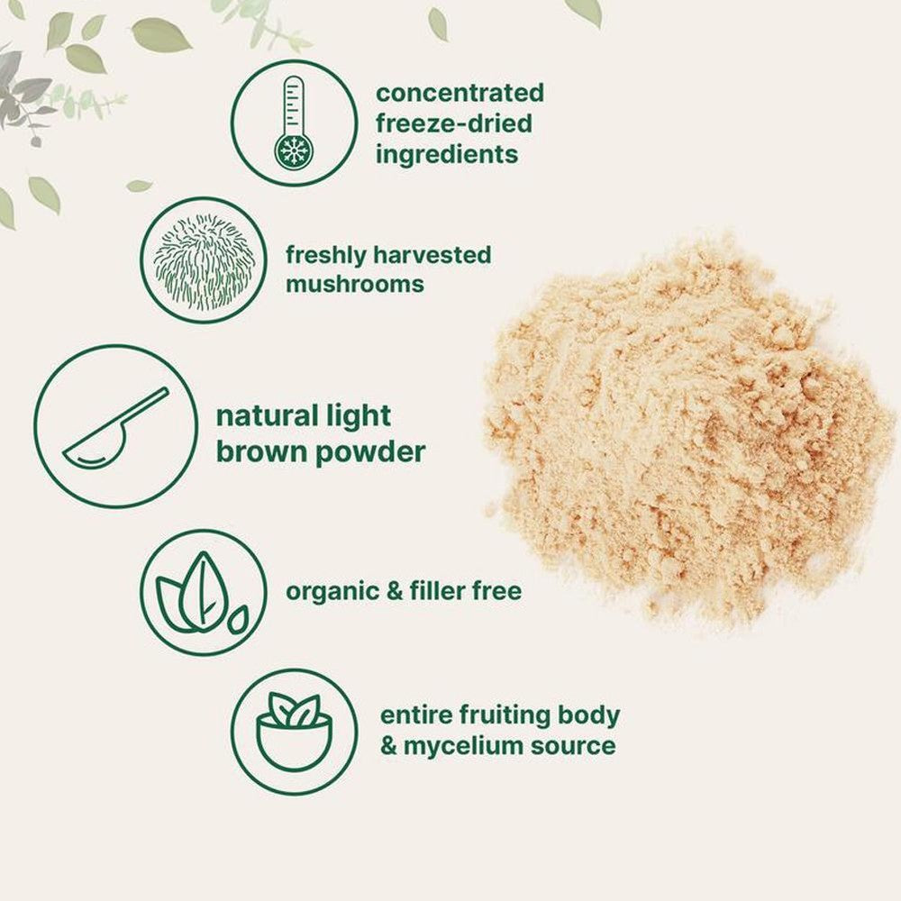 Organic-Lion's Mane Mushroom Powder 454g