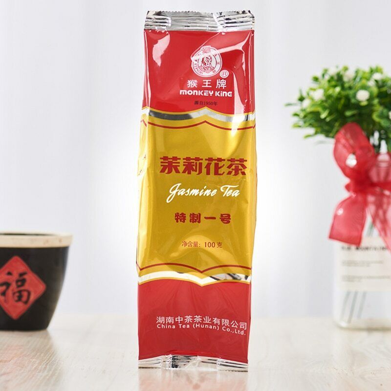 HelloYoung Zhongcha Special Jasmine Green Tea Loose Leaf Monkey King Tea 100g