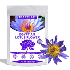 HelloYoung TEARELAE - Natural Blue Lotus Flower From Egyptian Water Lily 1.5 Oz/45g -