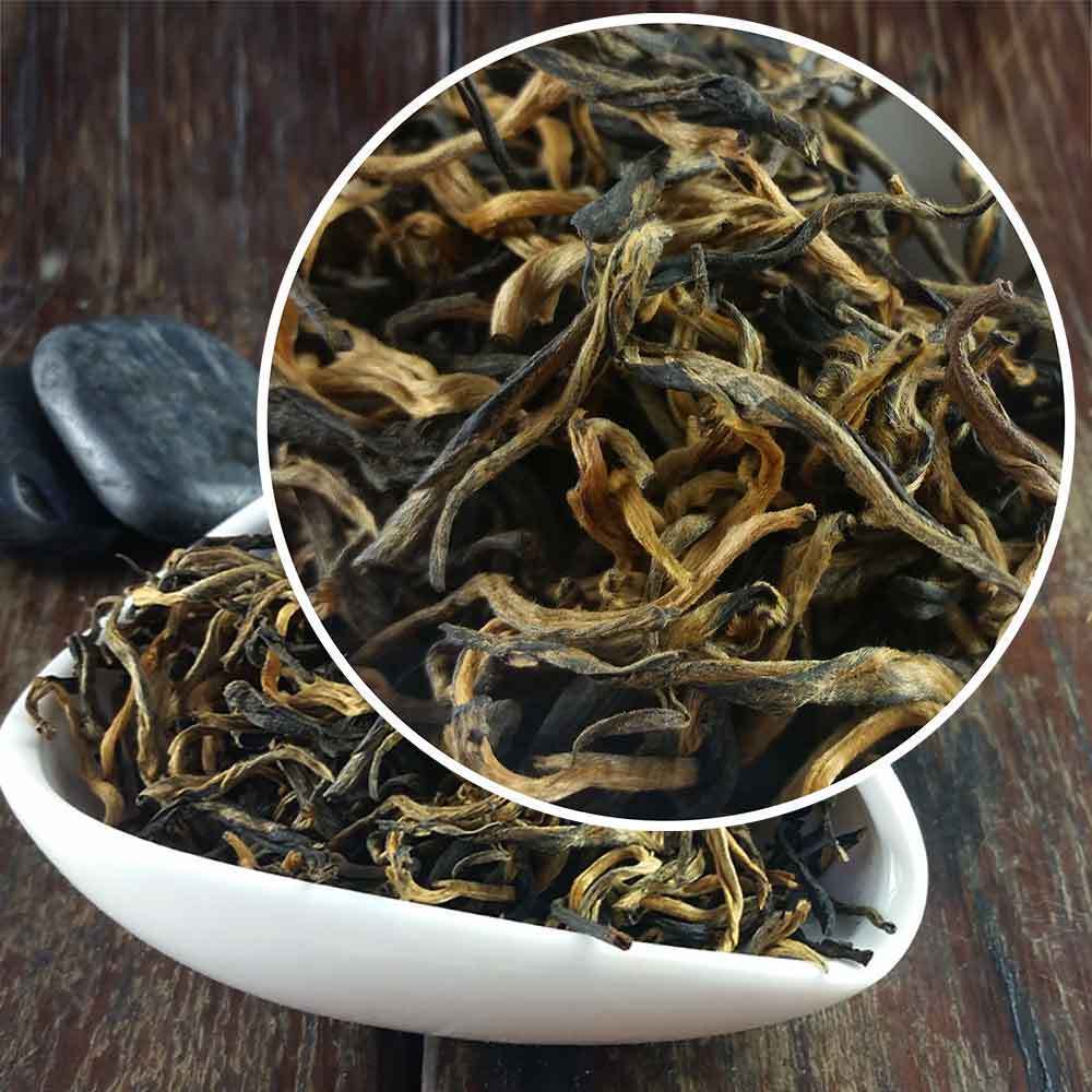 HelloYoung TeaDian Hong Year China Yunnan Famous Black Tea With Golden Buds Main image