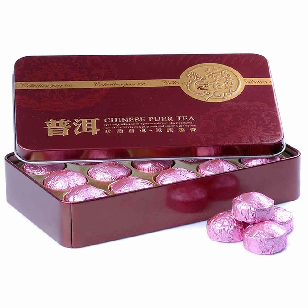 HelloYoung /Lotus Leaf Mini Ripe Puer Tuocha Yunnan Gift Pack Shu Puerh 75g Main image