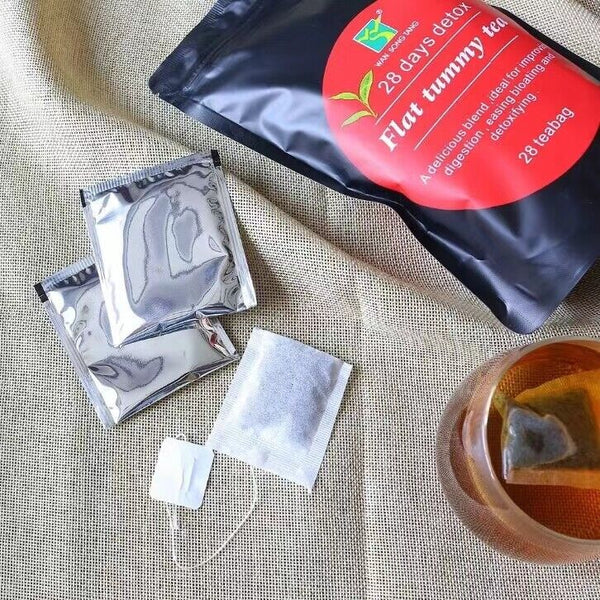 28 Day Flat Fat Tummy Tea Organic Herbal Tea Weight Loss Teabag Slimming Fat Tea