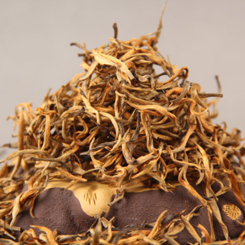 500g Yunnan Top Gold Wire Dian Hong Tea Red Single Bud Organic Black Tea