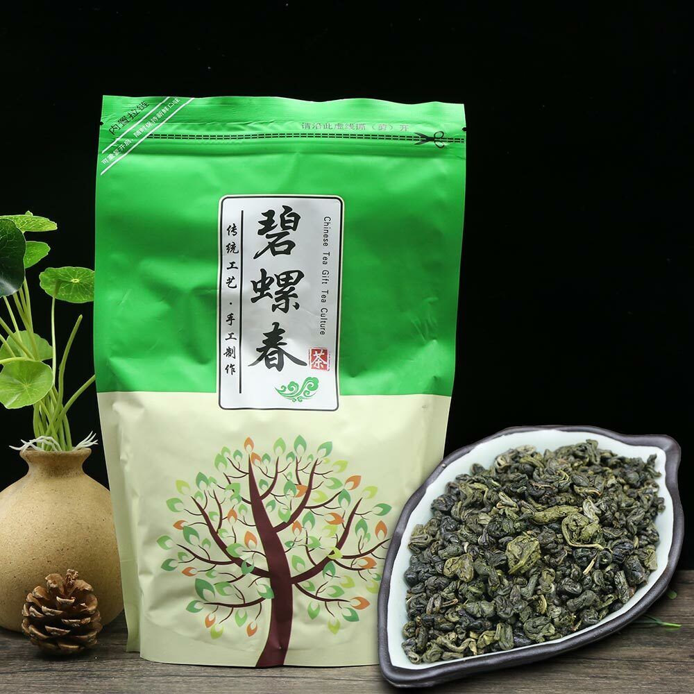 HelloYoung Chinese Green Tea Biluochun New Spring Tea Bi Luo Chun Green Tea Main image