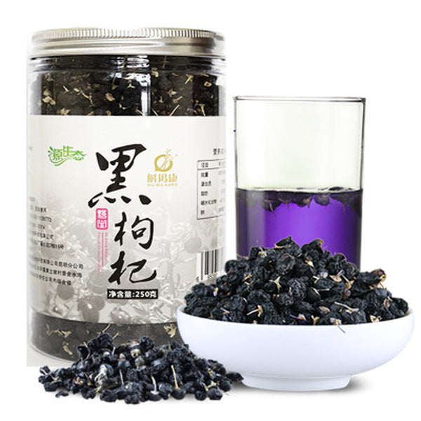 60g Grade A Black Goji Berries Lycium Wolfberry, New Wild Chinese Herb