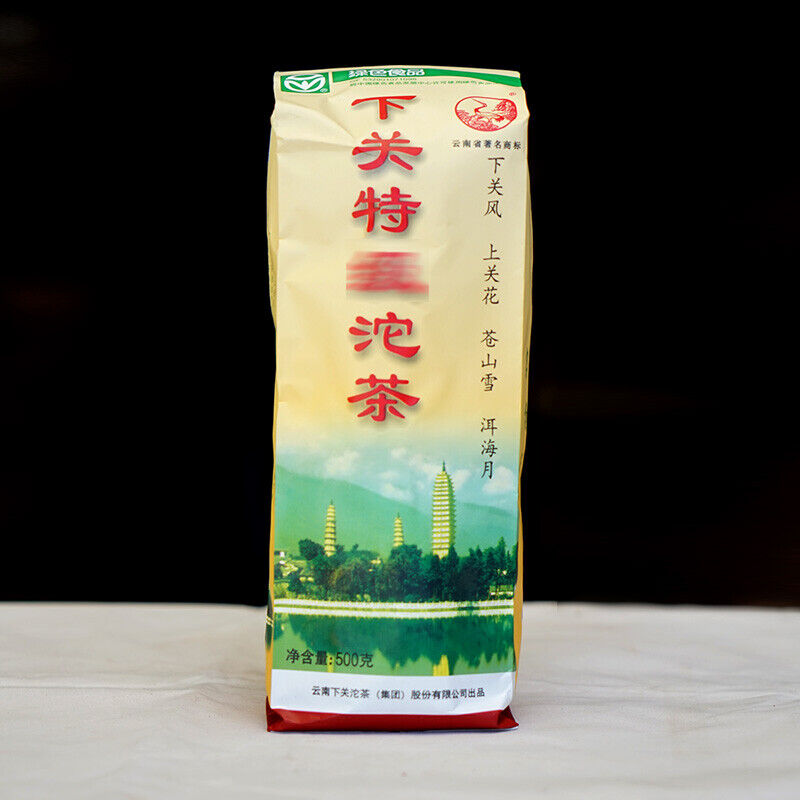 HelloYoung Year Xiaguan Te Ji Tuo Cha Raw Pu'er Premium Grade Pu-erh Tea Tuocha 500g