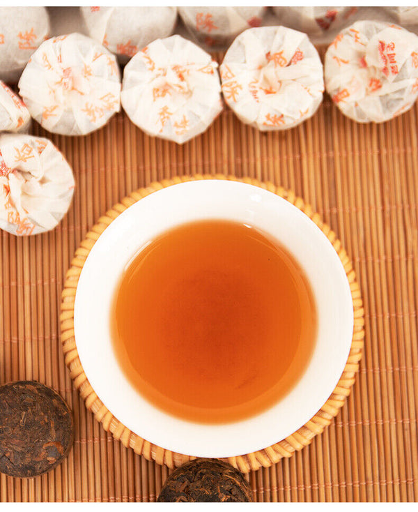 CHEN XIANG Mini Tuo Cha Haiwan Old Comrade Premium Puer Pu-erh Tea Ripe Pu'er