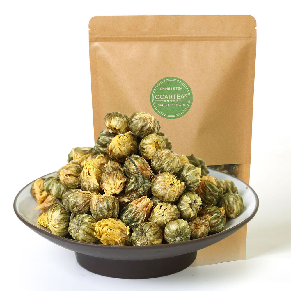 HelloYoung 100g Premium Fetal Chrysanthemum Flower Tea Buds Dried Herbal Loose Leaf Main image