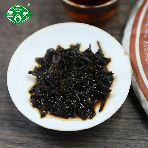 TemuTea 400g Pu Wen YunYa Qizi Pu'er Ripe Tea, Yunnan Puer Tea