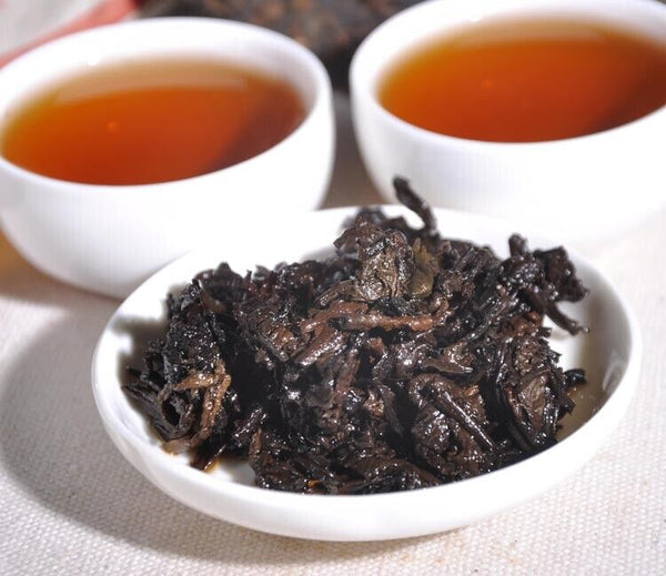 HelloYoung Yr Yunnan CNNP Zhongcha Ripe Cooked Pu'er Puer Puerh Pu-erh Tea Cake 357g