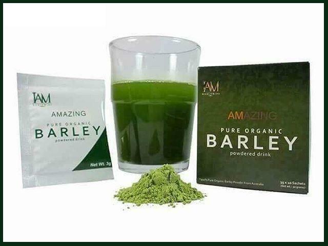 I Am Worldwide Amazing Barley 10 Sachet Powdered Juice Boost Energy Pure Organic Secondary image