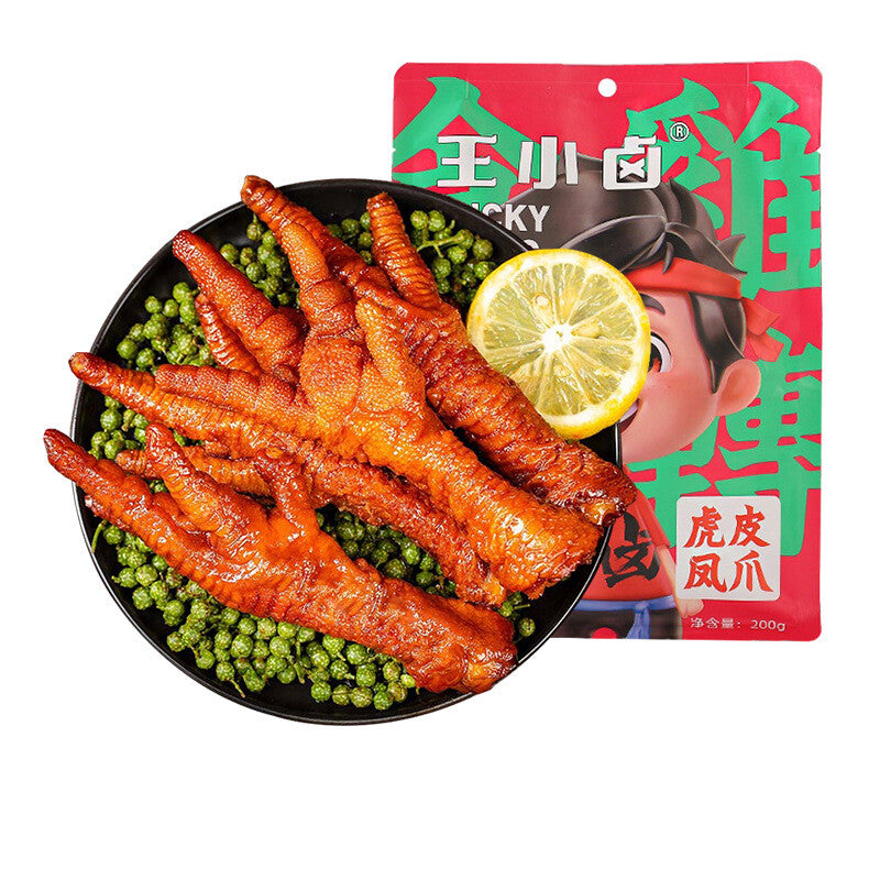 210g/bags tiger skin chicken feet ready to eat braised chicken feet China snack Secondary image