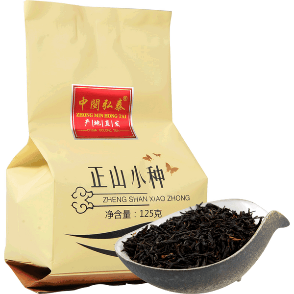 HelloYoung TeaLapsang Shouchong Wuyi Black Tea Loose Leaf with Smoky Aroma 125g