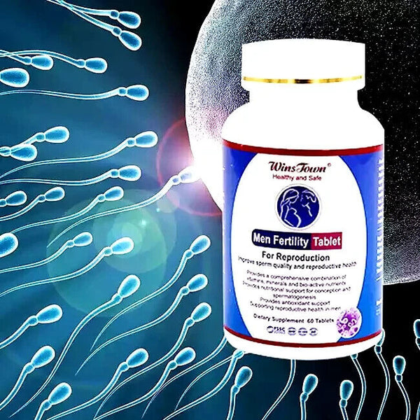 2 bottles of Men Fertility Tablets + Women Health Fertility Tablets Supplements