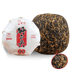 HelloYoung Tea2022/2023 Gold Buds Yunnan Black Tea FengQing Golden Melon Dianhong 500g/1.1lb