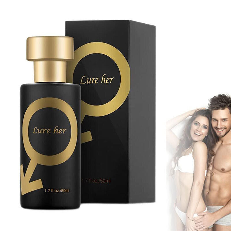 Pheromone Perfume Spray Aphrodisiac Golden Lure Her For Men to Attract Women NEW Main image