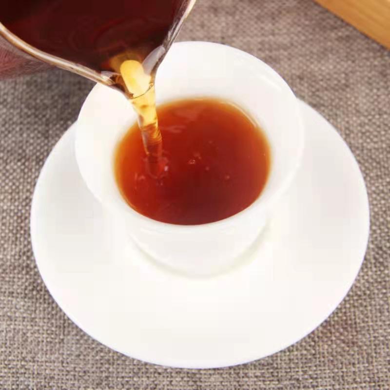 357g Menghai Ripe Pu'er Tea Cake Yunnan Old Tree Pu-erh Cooked Tea Top Puerh Tea