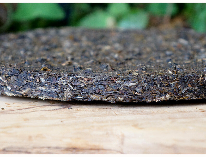 357g Tie Bing Puer Raw Tea Xiaguan  Inheritance Jiujiu Xiaotai No.6 Qizi Tea