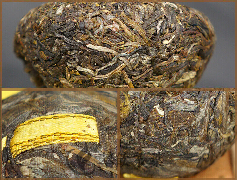HelloYoung Xiaguan Golden Silk Tuo Cha Organic Puer Tea Raw Pu-erh Tea Tuocha 100g Box