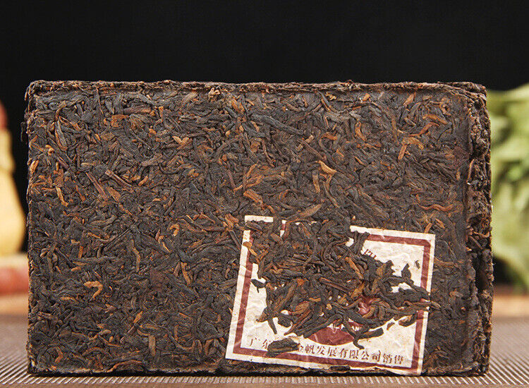 HelloYoung Golden Sail Old Ripe Pu Er Tea Jinfan Brick Tea 2852 Shu Puer Brick 250g